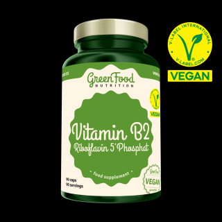GreenFood Vitamin B2 Riboflavin 5'Phosphate, 90 ks