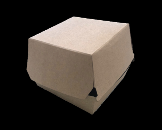 Hamburger box / krabička EKO na hamburger 110x110x90 mm kraft bal/50 ks Balení: 250