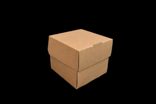 Hamburger box / krabička EKO na hamburger 118x120x106 mm kraft bal/200 ks Balení: 1000