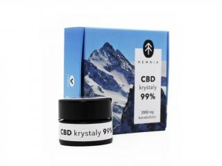 Hemnia CBD krystaly 99%, 2000 mg
