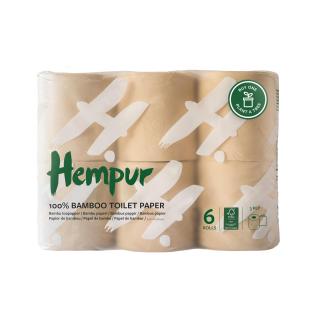 Hempur bambusový toaletní papír, 6 ks