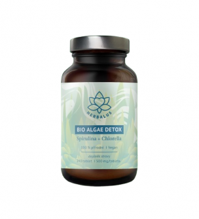 Herbalus BIO Algae Detox - Spirulina a chlorella, 240 tablet