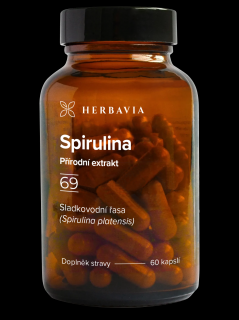 Herbavia Spirulina, 60 kapslí