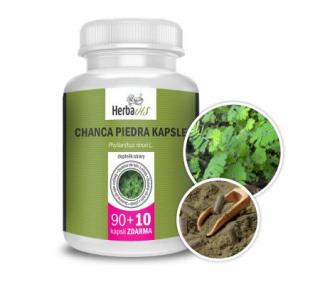 Herbavis Chanca piedra kapsle, 90+10 kapslí zdarma