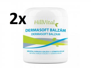 HillVital Dermasoft balzám, na kožní problémy, 2x250 ml  + Dárek