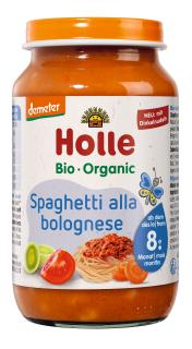 Holle Bio Boloňské špagety pro děti od 8. měsíce, 220 g
