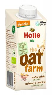 Holle Bio Oat Farm ovesný nápoj pro děti od 12. měsíce, 200 ml