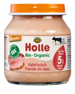 Holle Bio Telecí maso pro děti od 5. měsíce, 125 g