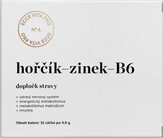 Hořčík-Zinek-B6, Ecce Vita, 31 sáčků (152 g)
