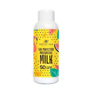 Hristina 50 SPF Přírodní hydratační mléko na opalování 150 ml