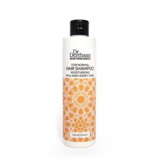 Hristina Přírodní hydratační šampon na vlasy s mlékem a medem, 250 ml