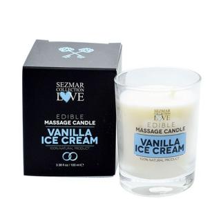 Hristina Přírodní masážní svíčka vanilka, 100 ml