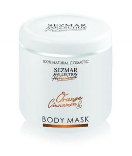 Hristina Přírodní maska na tělo a obličej pomeranč & skořice, 500 ml