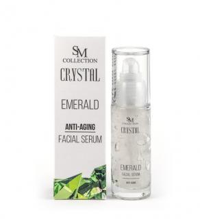 Hristina Přírodní obličejové gel sérum smaragd anti-aging, 30 ml