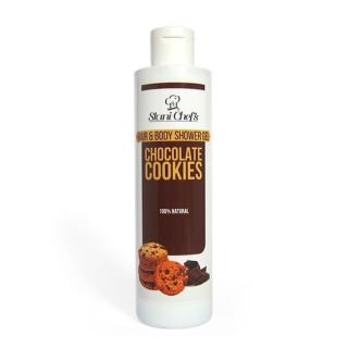 Hristina Přírodní sprchový gel na vlasy a tělo čokoládové sušenky, 250 ml