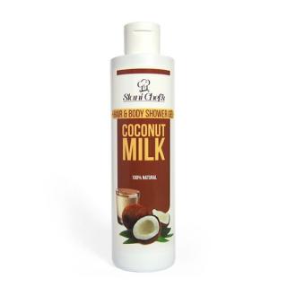 Hristina Přírodní sprchový gel na vlasy a tělo kokosové mléko, 250 ml