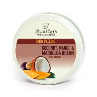 Hristina Tělový peeling kokos, mango a mučenka (marakuja), 250 ml