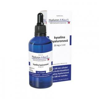Hyaluron N-Medical 100 ml - 100% kyselina hyaluronová (doplněk stravy)  + Dárek