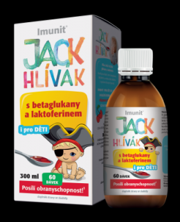 Imunit Hlíva JACK HLÍVÁK sirup glukany + laktoferin, 300ml