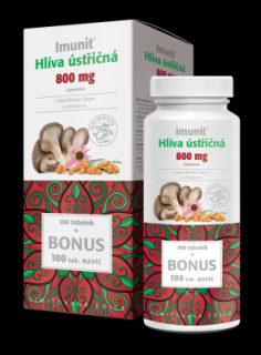 IMUNIT Hlíva ústřičná 800 mg s rakytníkem a echinaceou, 100+100 tobolek