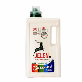 Jelen Prací gel na barevné prádlo, 3,6l