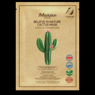 JM Solution Korejská pleťová maska s kaktusem, 1ks