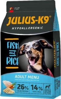 JULIUS K-9 HighPremium ADULT Hypoallergenic FISH&Rice 3kg
