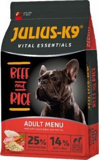 JULIUS K-9 HighPremium ADULT Vital Essentials BEEF&Rice, 3kg