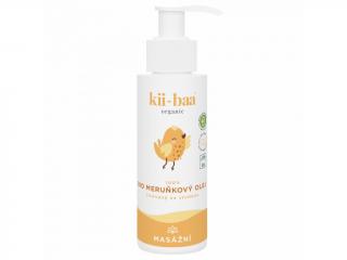 kii-baa 100% Meruňkový Bio olej 100ml 0+ Masážní