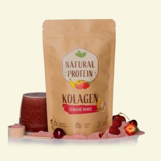 Kolagen Natural Protein - Červené ovoce Hmotnost: 12 g