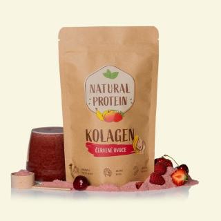 Kolagen Natural Protein - Červené ovoce Hmotnost: 300 g