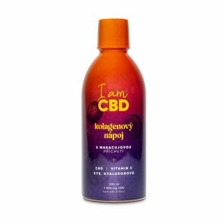 Kolagenový nápoj s CBD, vitamínem C a kys. hyaluronovou 500ml, 30 dávek