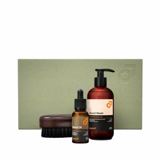 Kompletní sada na vousy se skořicovou vůní Beviro Cinnamon Season Beard Care Kit