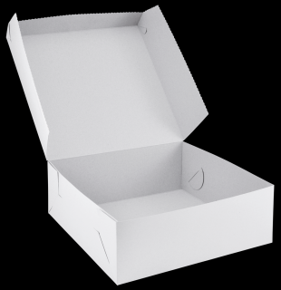 Krabice na dort papírová 22x22x9 cm 50 ks Balení: 250