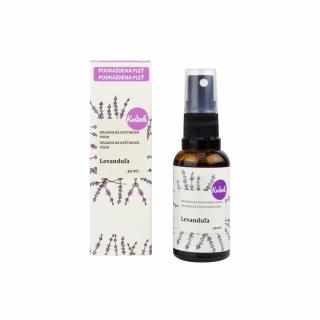 Kvitok Květová voda s rozprašovačem levandule BIO, 30 ml