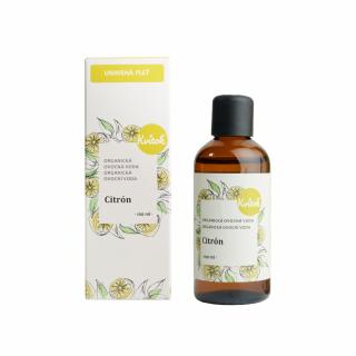 Kvitok Ovocná voda - citron BIO, 100 ml