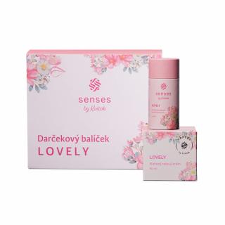 Kvitok Senses Dárková sada Lovely šlehané máslo a tuhý deodorant