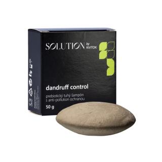 Kvitok Solution Prebiotický tuhý šampon s anti-pollution ochranou Dandruff Control, 50 g