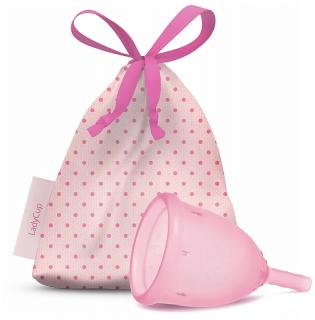Ladycup LUX menstruační kalíšek světle růžový Velikost: S