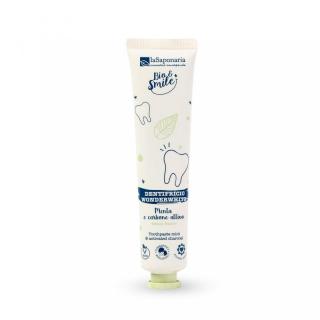 laSaponaria Bělicí zubní pasta WonderWhite - máta a aktivní uhlí BIO, 75 ml