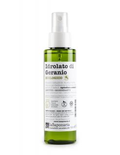 laSaponaria Květová voda z pelargonie vonné - geranium BIO, 100 ml