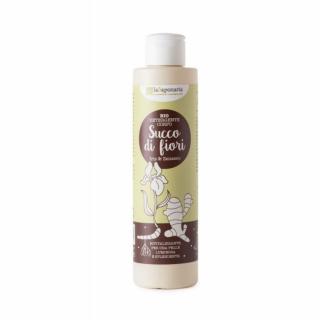laSaponaria Posilující čisticí sprchový gel s kosatcem a zázvorem BIO, 200 ml