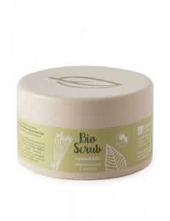 laSaponaria Tělový peeling s citrónovou trávou a mátou BIO, 250 g