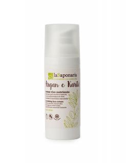 laSaponaria Vyživující krém pro suchou a zralou pleť s argan. olejem BIO, 50 ml