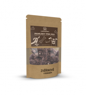Laskominky Pamlsky zvěřinové s kokosem Hmotnost: 100 g