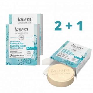 lavera Akce 2+1 Basis Tuhý šampon pro citlivou pokožku 50 g