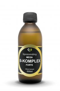 Liposomální mega B-komplex forte, 200ml  + Dárek