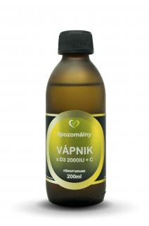 Liposomální Vápník + D3 + C, 200ml