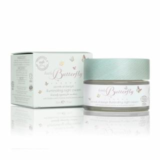 Little Butterfly Noční zesvětlující krém pro maminky, 50ml
