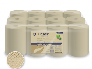 Lucart Econatural 14 CF mini - papírové utěrky, 58,7m, 12KS